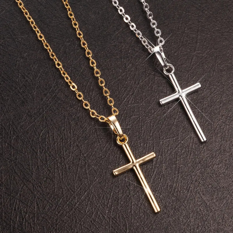 Fashion Female Cross Pendants dropshipping Gold Black Color Crystal