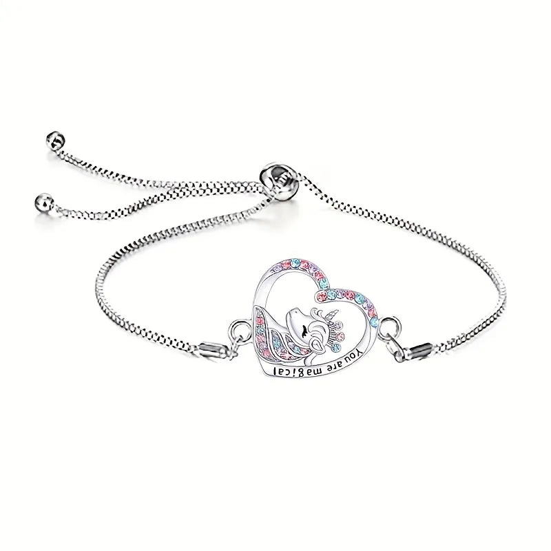 Gorgeous Unicorn Jewelry Set Cute Cartoon Style Unicorn Necklace