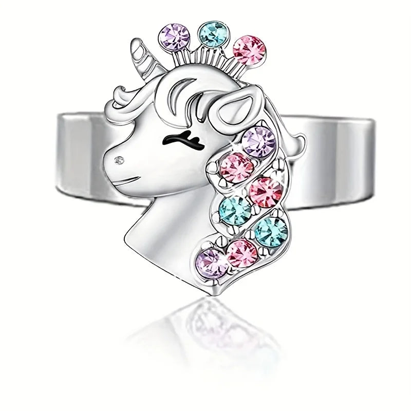 Gorgeous Unicorn Jewelry Set Cute Cartoon Style Unicorn Necklace